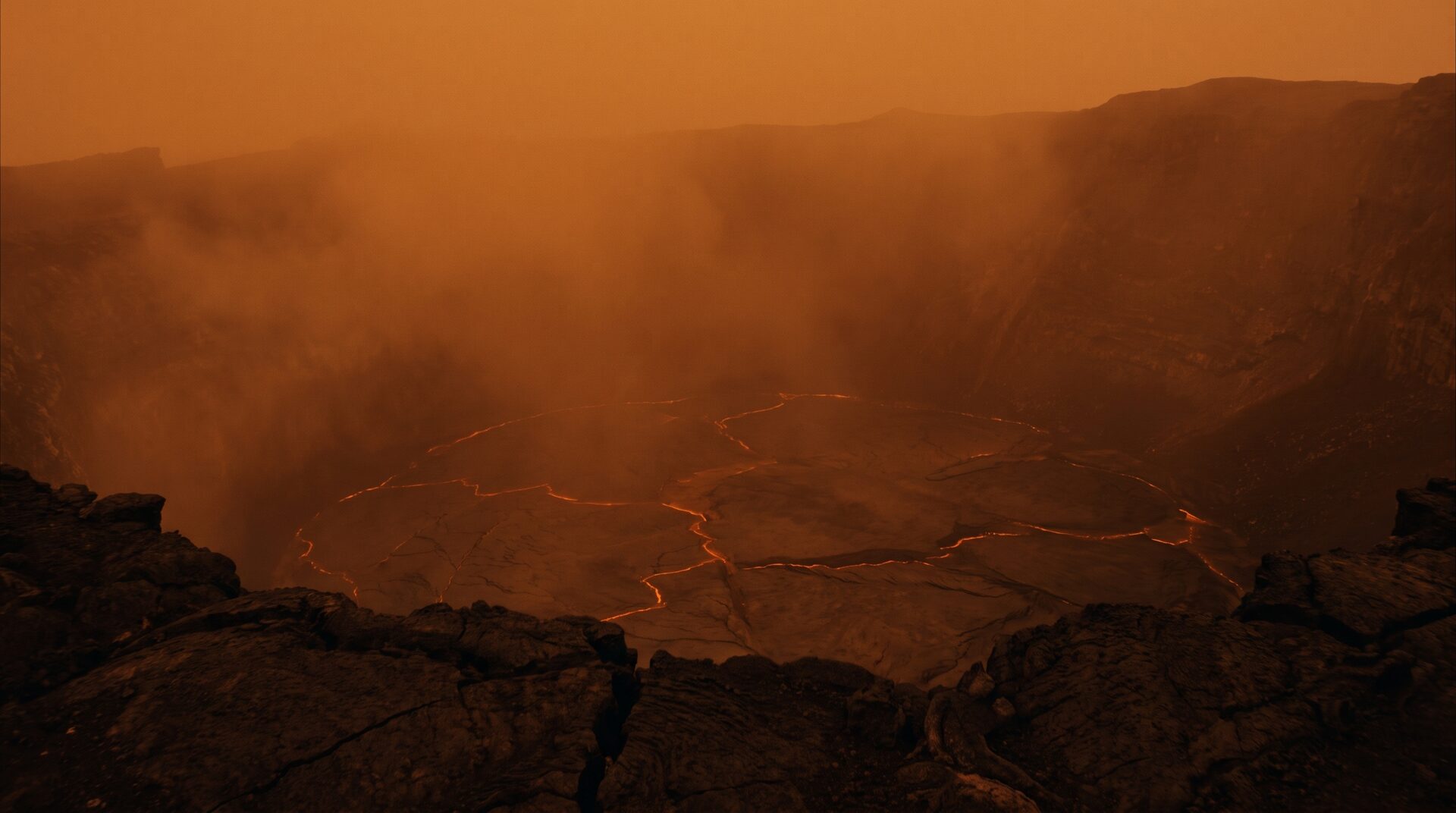 Styleframe, volcanic lava crater